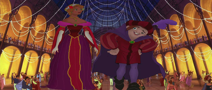 Quasimodo and Madellaine- The Ball