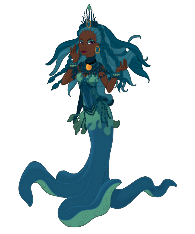 Uma Daughter of Ursula (The Little Mermaid Style) by TheWickedMerman