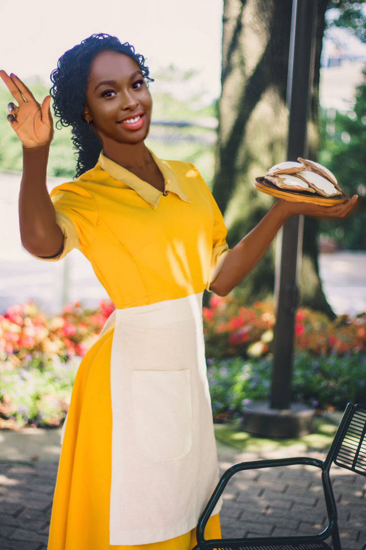 Coco Jones as Tiana (Waitress) by TheWickedMerman on DeviantArt