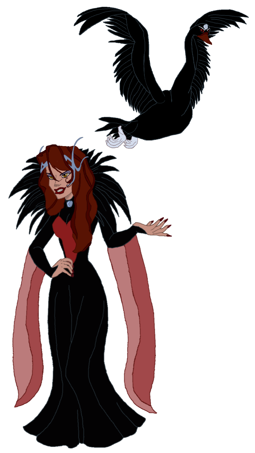 Odile the Black Swan (The Swan Princess) by AzulaLover1 on DeviantArt Odile the Black Swan (The Swan Princess) by AzulaLover1 on DeviantArt