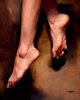 Charlie's Feet -- A figure Study.