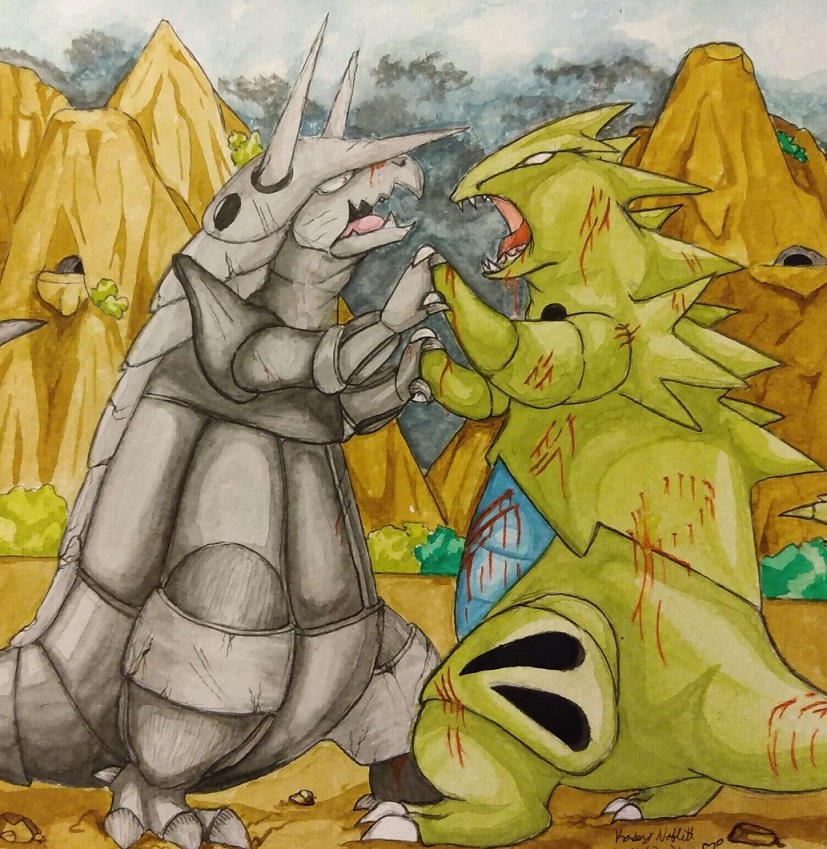 Aggron Vs Rhyperior Aggron Vs Tyranitar by Mirrormine on DeviantArt