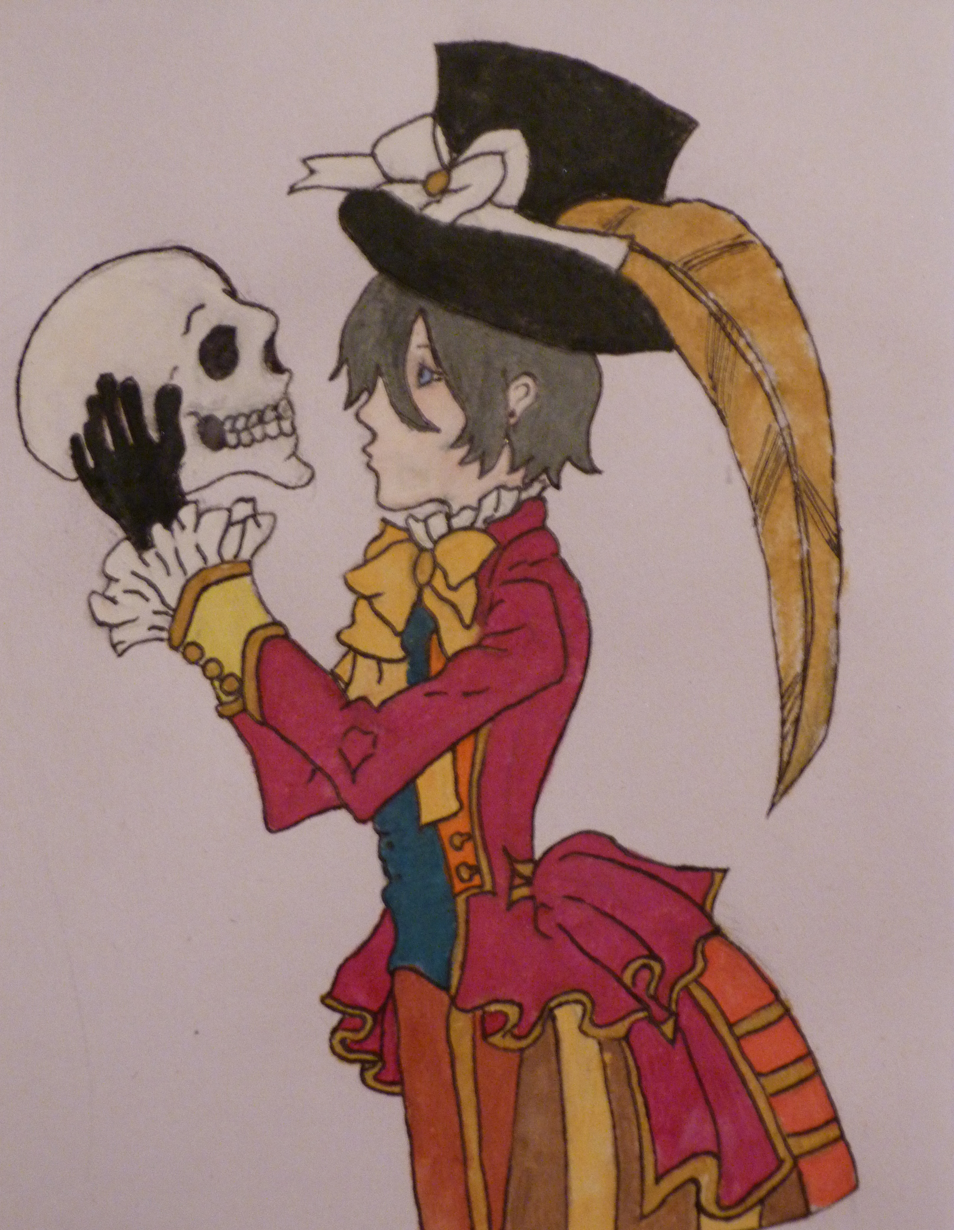 Ciel and Skull coloured version