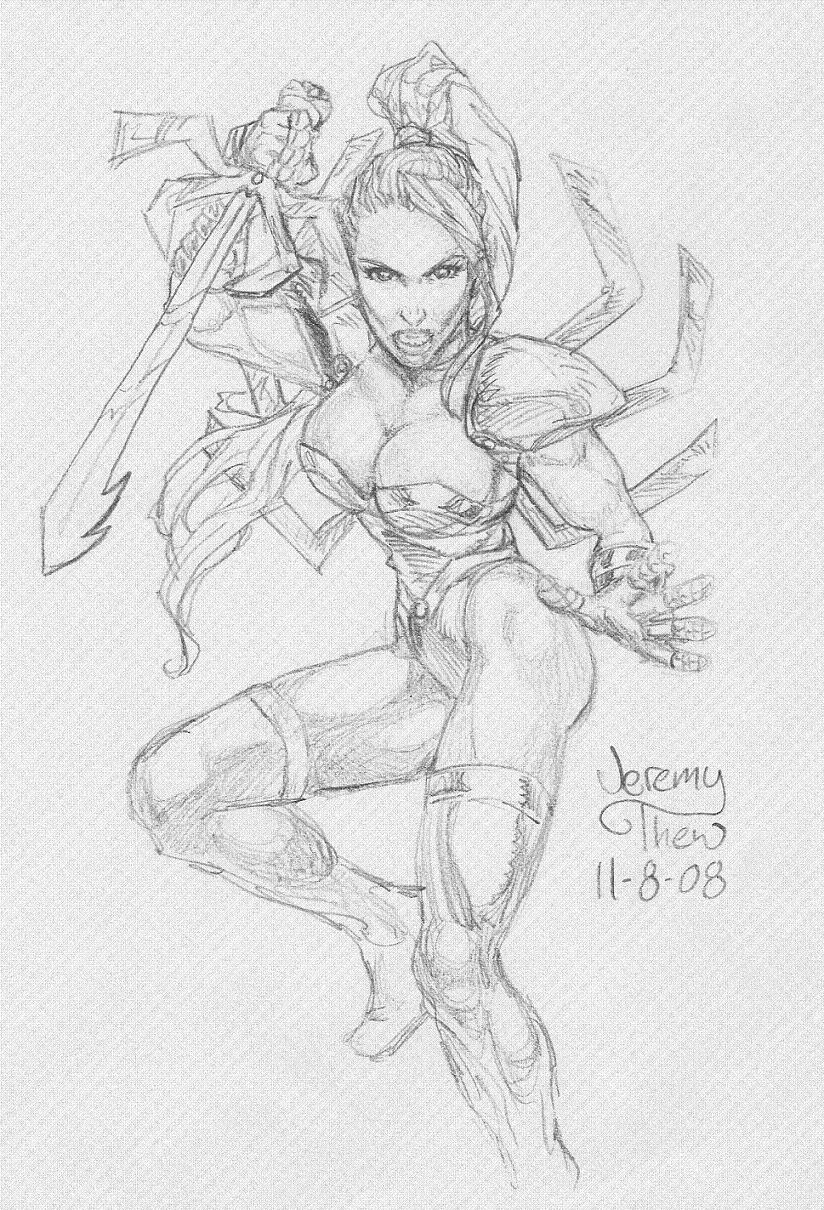 Zealot Pencil Sketch