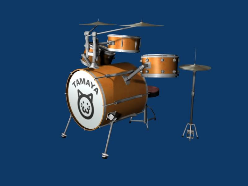 Ritsu's Drum Set Replica by jotben on DeviantArt