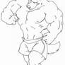 Muscle Wolf by Poop
