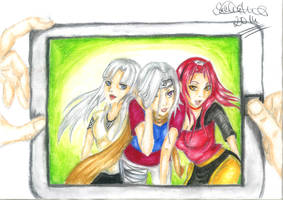 Commission: Ayaka, Akiro and Saori