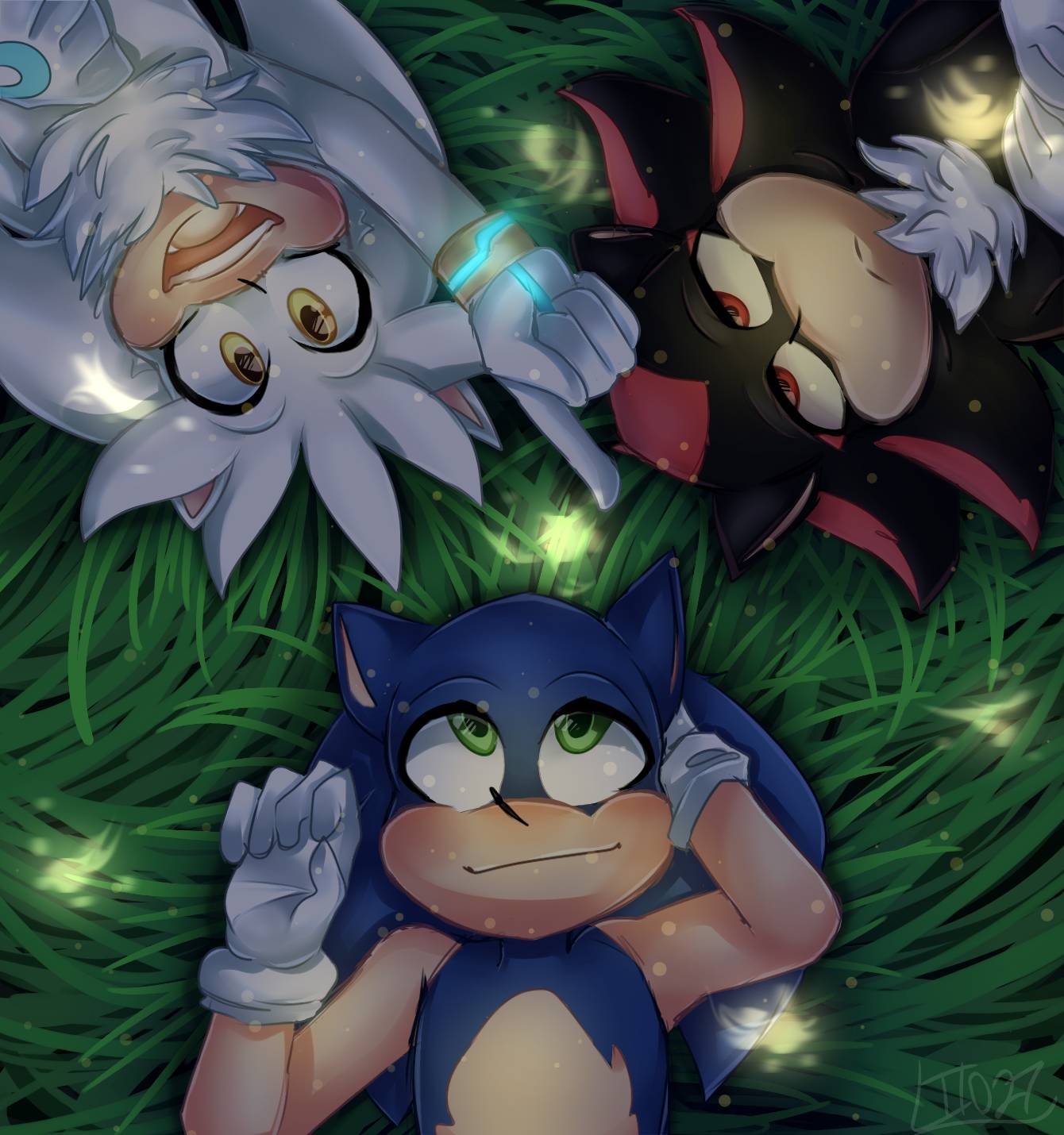 Sonic Shadow Silver by Ferliane on DeviantArt