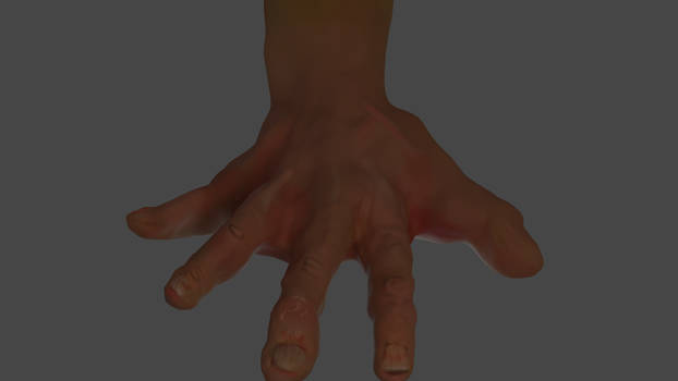 Blender organic study : Hand