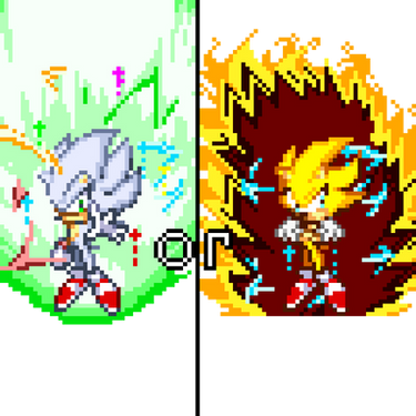 Super Sonic 2 vs Hyper Sonic by ChaoticPrince7 on DeviantArt