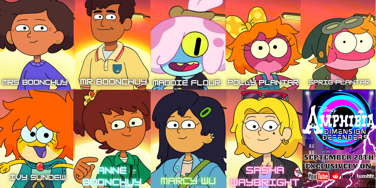 Amphibia Human Form Amphibia:Dimension Defenders Character Info Part 1 by CartoonCenteral ...