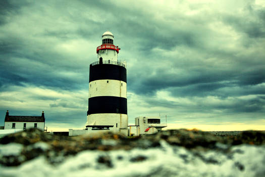 the lonely old lighthouse