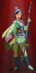 Bounty hunter Mulan by pushfighter