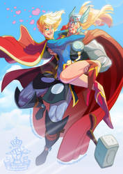 DC/Marvel: Kara and Thor