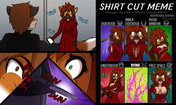 Leggy's new shirt cut