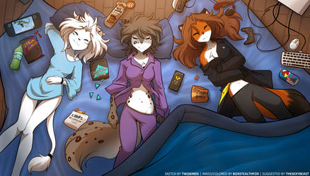 Sleepover modern Trio