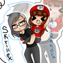 .:: Chibi Skrillex and Alexandra ::.