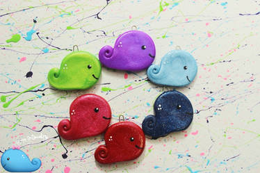 Pearlescent Whale Necklaces