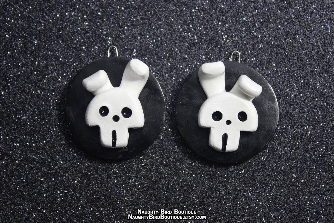 Bunny Skull Earrings