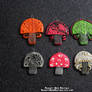 Crazy Mushroom Necklaces