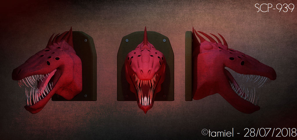 SCP-939 Head Collection (untextured) by tamial on DeviantArt