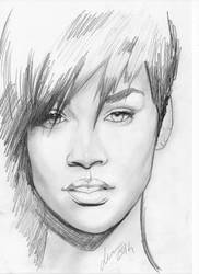 Drawing Rihanna