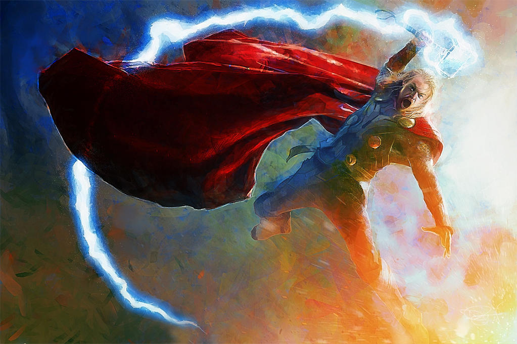 The Mighty Thor by DanielMurrayART
