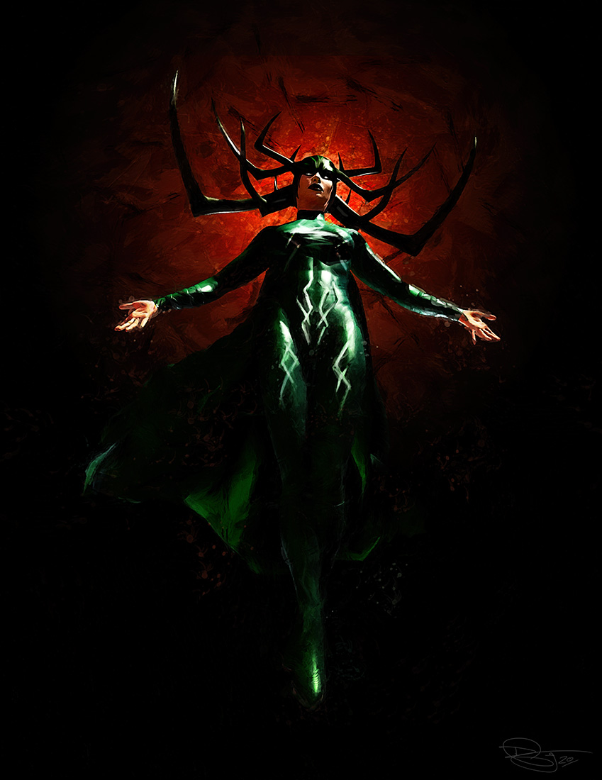 Hela by DanielMurrayART on DeviantArt