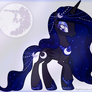 Commission: Moon themed Pony for CelineSparkle