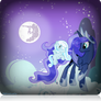 Princess Luna and Snowdrop in the Night