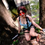 Tomb Raider exploring forest ~ Lara Croft Cosplay