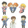 Ouran Host Club Keychains