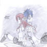 Erza and Jellal.. It's because of your hair