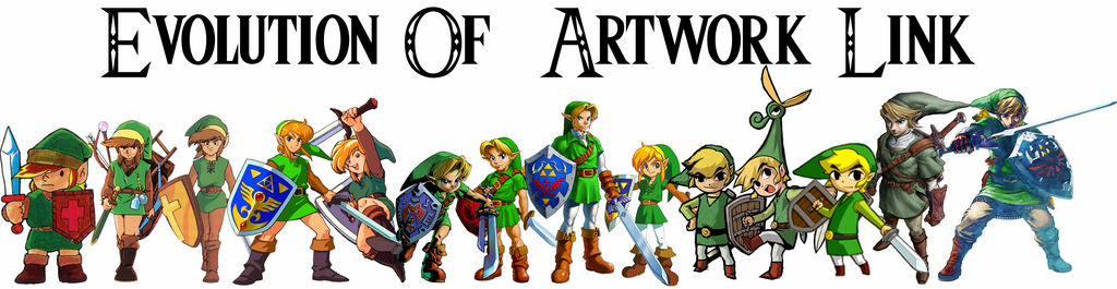 Evolution Of Link Artwork by ZerJer97 on DeviantArt