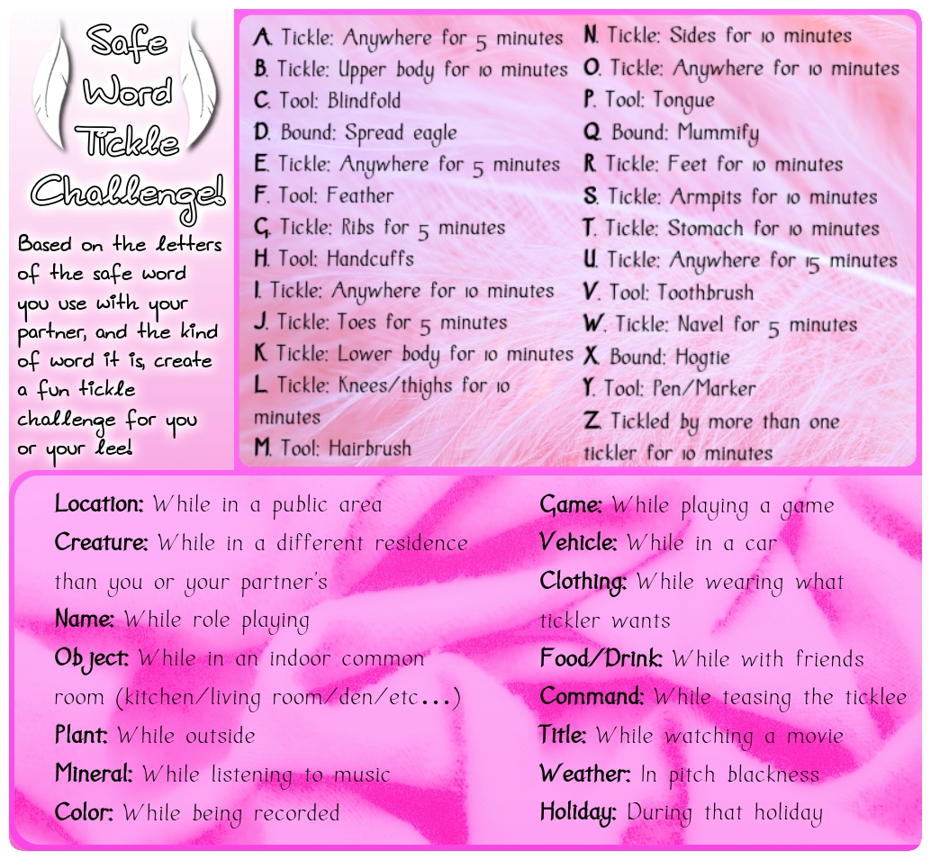 Tickle Challenge By Featherscape On Deviantart Tickle Challenge By Featherscape On Deviantart