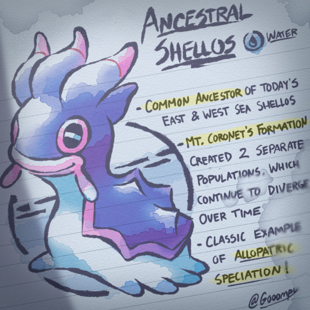 Ancestral Shellos by Gooompy on DeviantArt