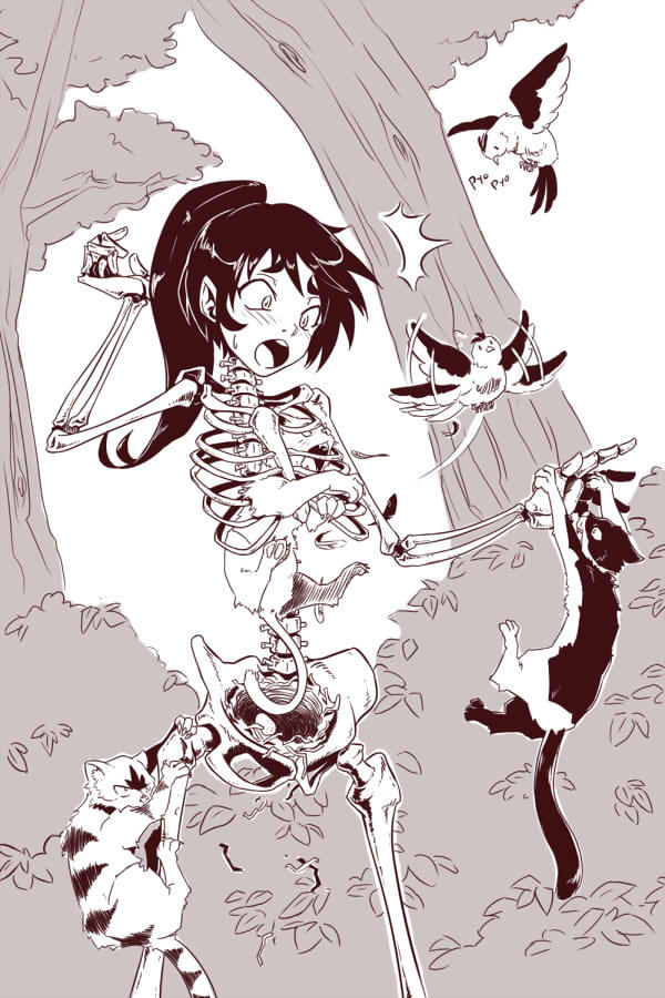 Skeleton Girl by gamera1985 on DeviantArt Skeleton Girl by gamera1985 on DeviantArt
