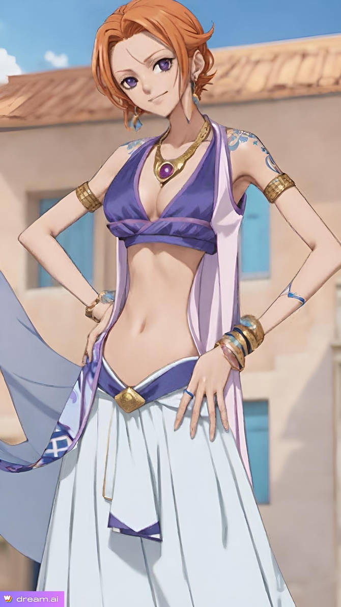 One Piece Alabasta Arc Nami belly dancer outfit by bnmayamba01 on
