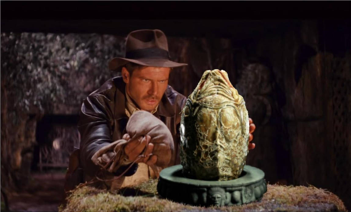 Indiana Jones and Alien Egg