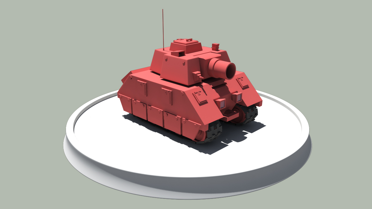 Red Medium Tank