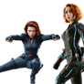 Black Widow #2 PNG set