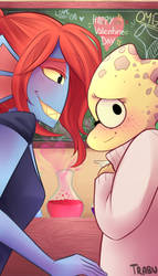 Just Alphyne | Undertale Fanart