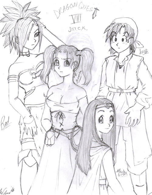 Dragon Quest 8 - Girls n Hero