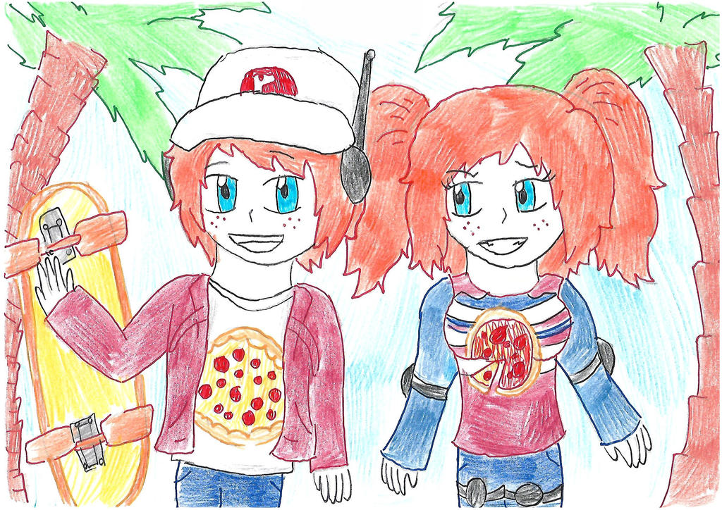 Pepper Roni and Lazza Roni by Skyracinghero717 on DeviantArt
