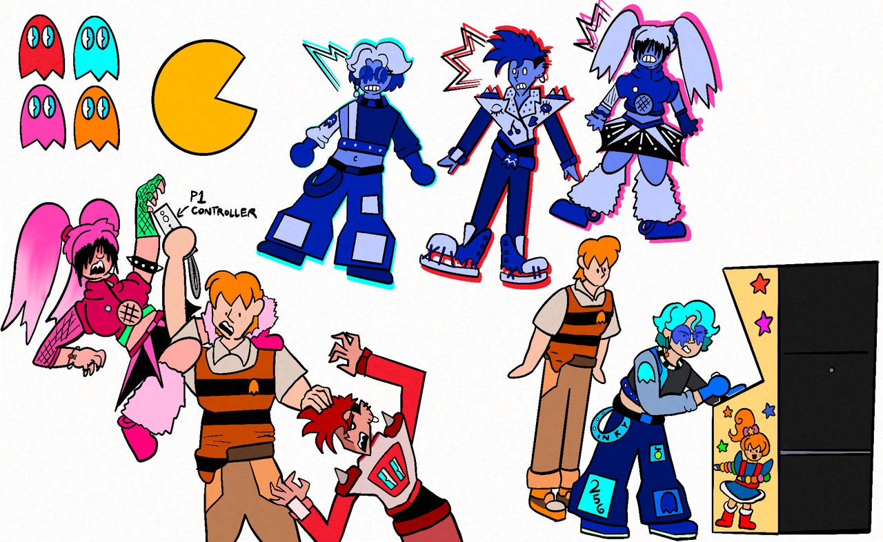 More Of the Human Pac-Man Ghosts by Panc4keSaurus on DeviantArt