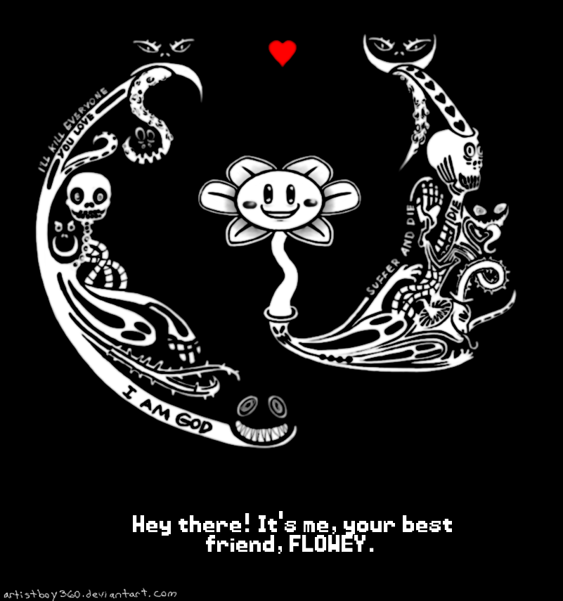 Undertale Flowey by Leaflet757 on DeviantArt