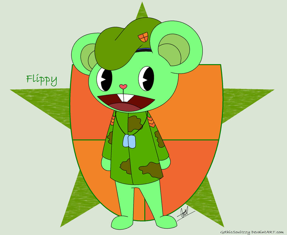 :Flippy: by GothicSoulIzzy on DeviantArt