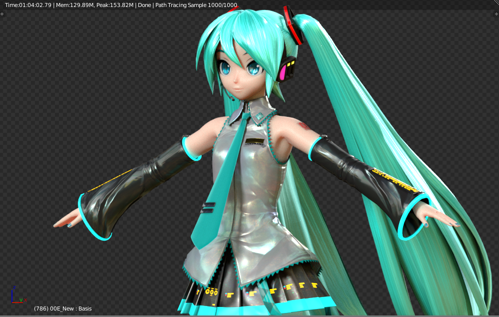 Miku Rig FT Hatsune Miku update (Blender Cycles) by BananerzDonurtz83 on DeviantArt