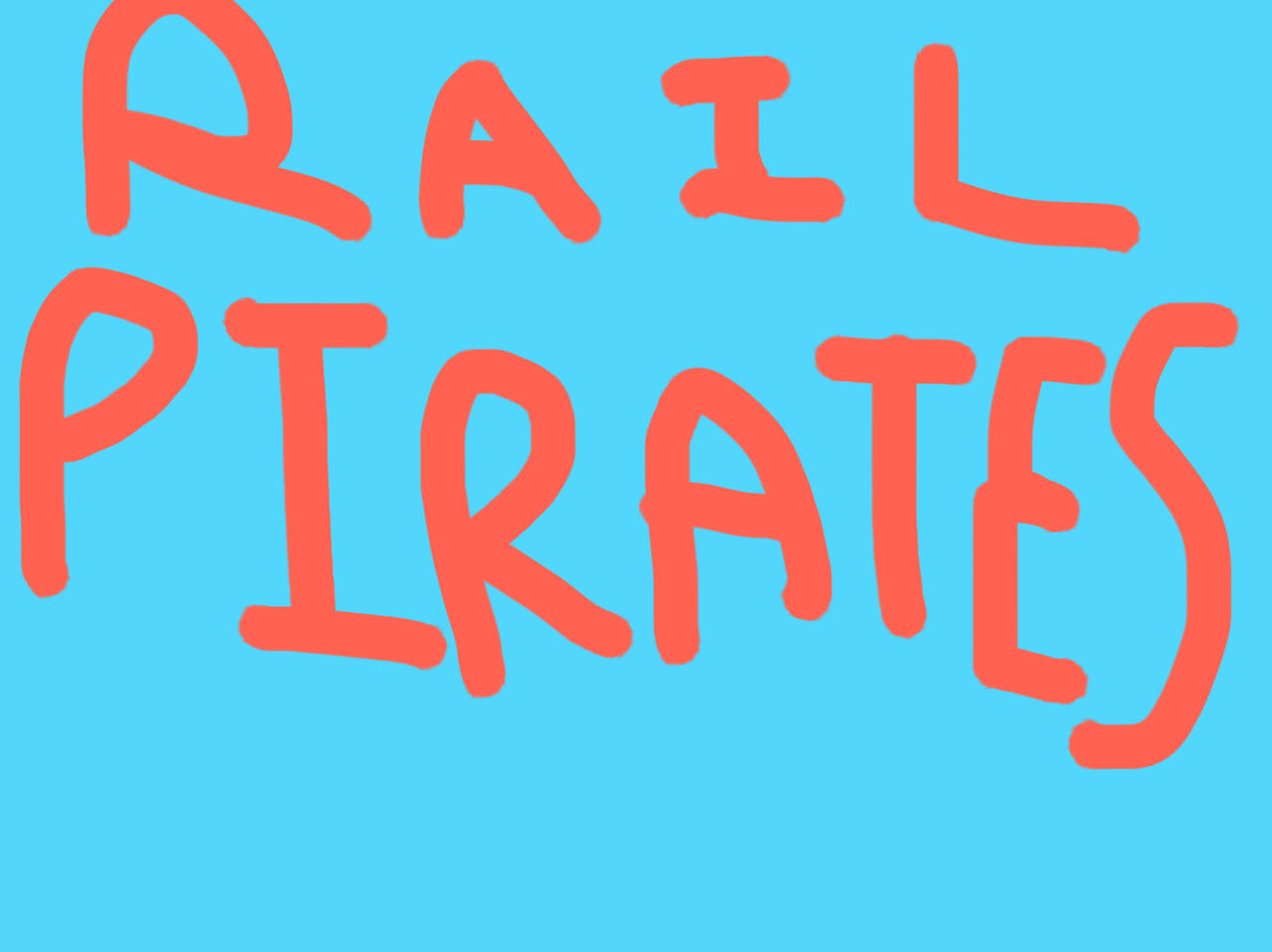 SLOTLT Bad Ending Rail Pirates Poster by Kingofallkongs on DeviantArt