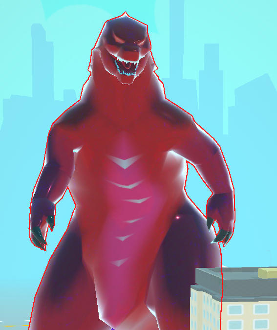 Red Rage Godzilla Giant Wanted - Red Godzilla (Boss) by Kingofallkongs on DeviantArt